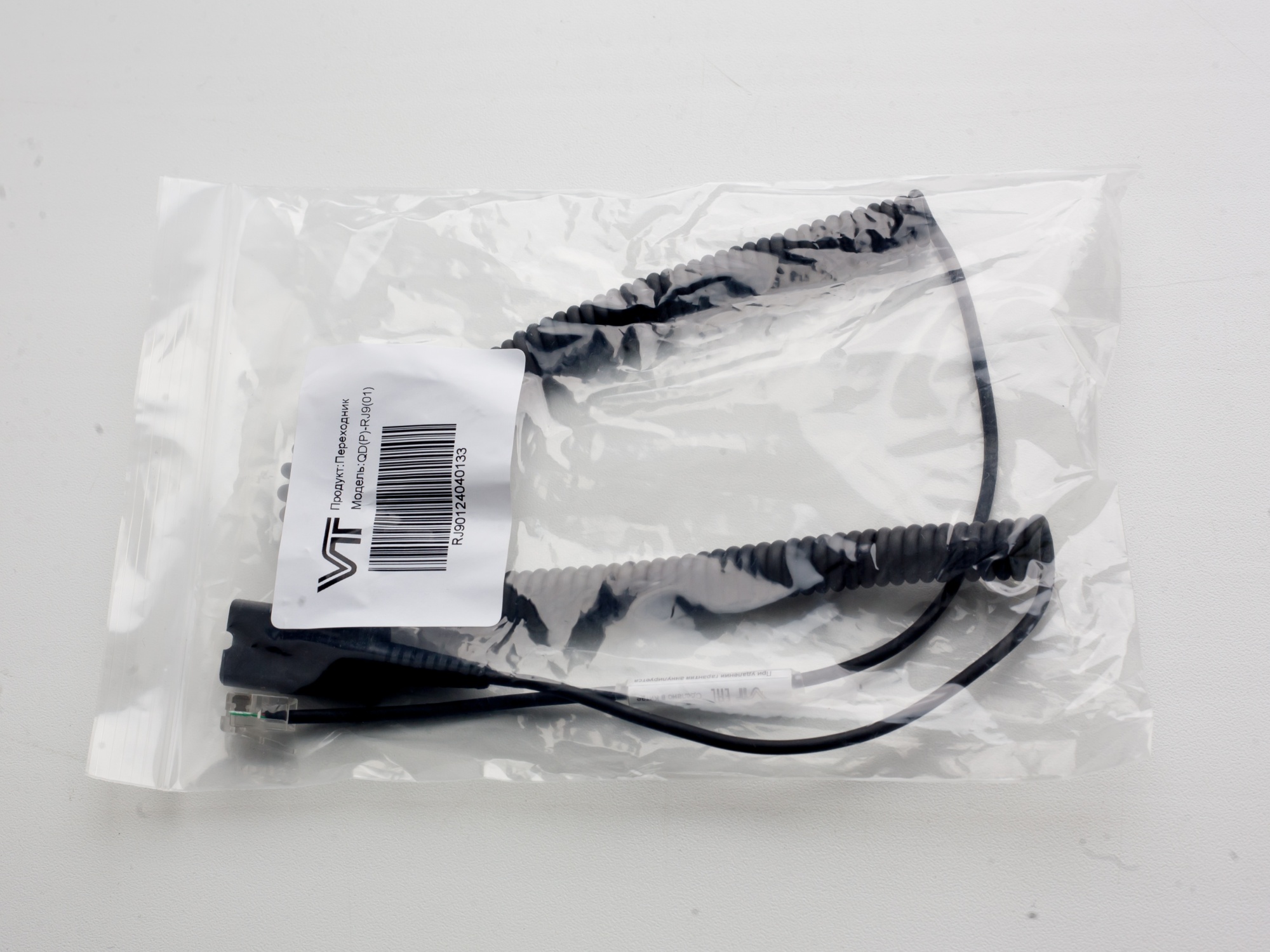 Шнур-переходник VT QD(P)-RJ9(01) QD(P)-RJ09(01)